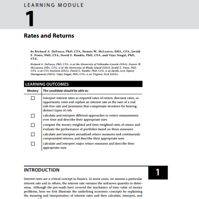 2026 CFA Program Curriculum Level 1 Box Set