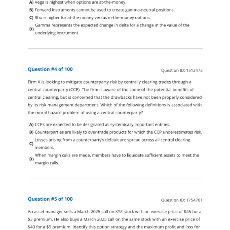 FRM 2025 Mock Exams Part 1 – PDF Download
